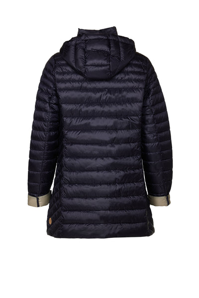 Windfield / Danwear Albina Light Down Lette dunjakker 08 Navy.