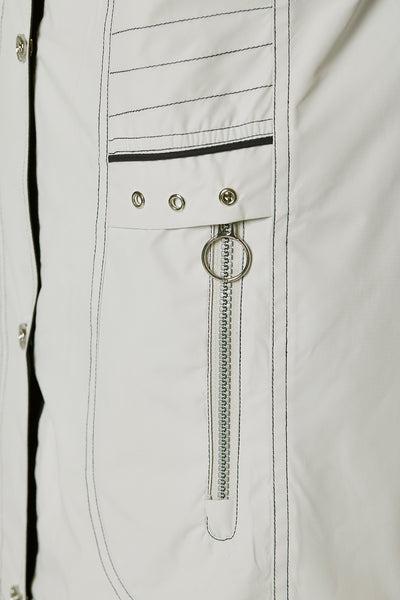 Windfield / Danwear Bea Forårsjakke 0108 Offwhite/Navy