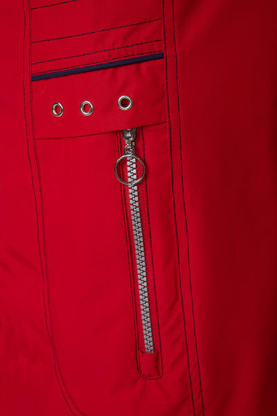 Windfield / Danwear Bea Forårsjakke 1608 Red/Navy