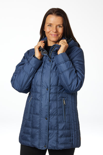 Windfield / Danwear Calina Vinterjakker 41/09 Blue Sea/Black