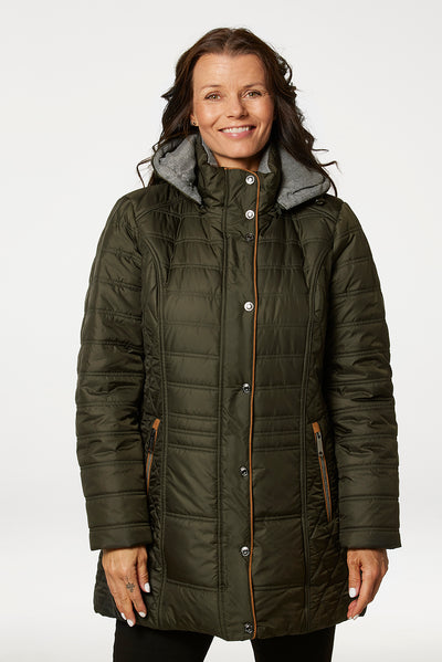 Windfield / Danwear Carly Vinterjakker 14 Army