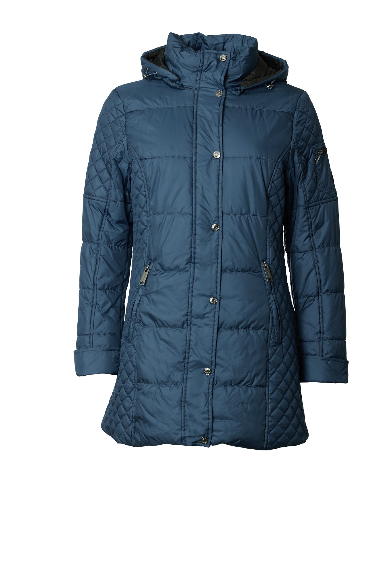 Windfield / Danwear Ester Vinterjakker 4129 Blue/Dark Grey