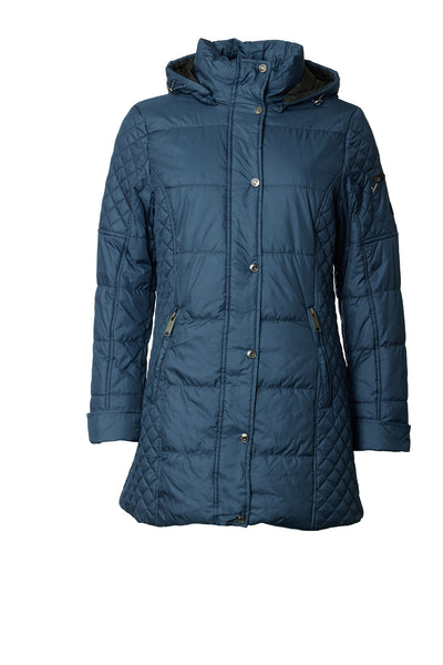 Windfield / Danwear Ester Vinterjakker 4129 Blue/Dark Grey