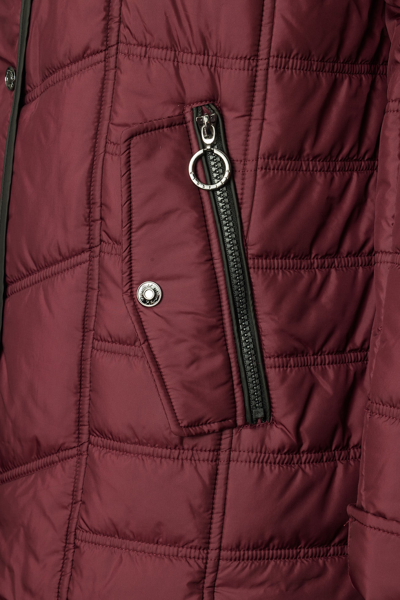 Windfield / Danwear Hella Vinterjakker 2609 Wine/Black