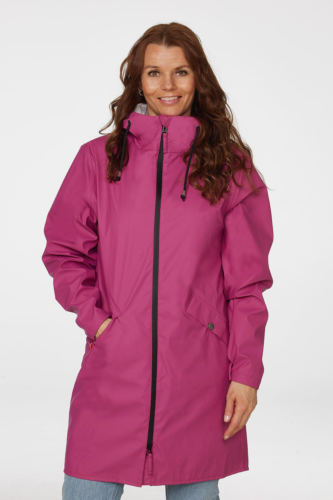 Windfield / Danwear Liesa Regnjakker 36. Magenta Haze