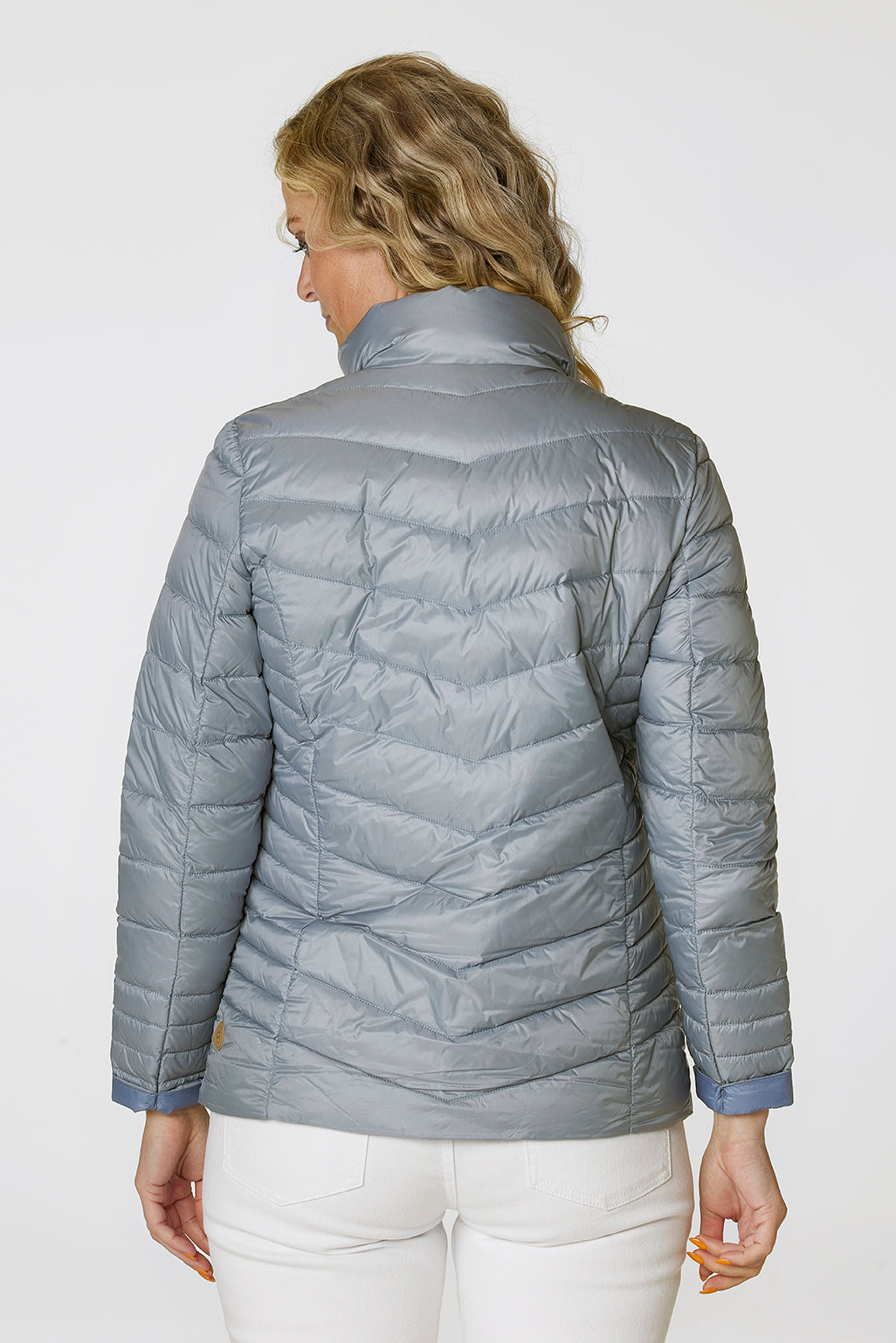 Windfield / Danwear Venessa Lette dunjakker 5121 Heavenblue/Iceblue