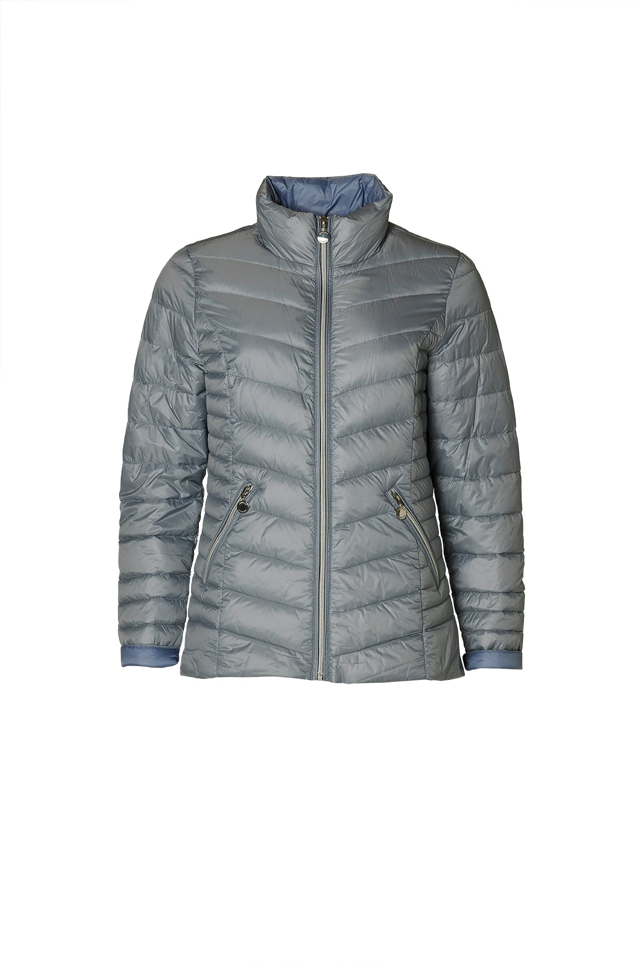 Windfield / Danwear Venessa Lette dunjakker 5121 Heavenblue/Iceblue
