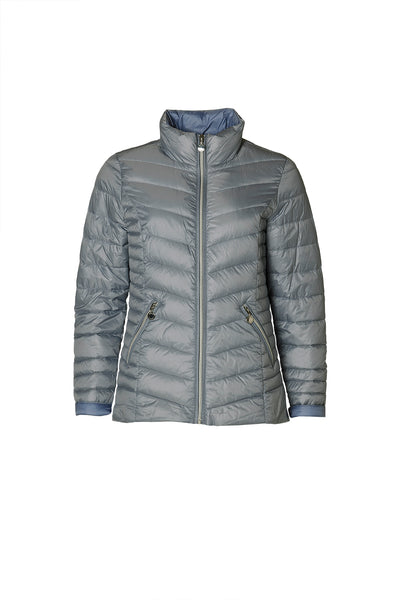 Windfield / Danwear Venessa Lette dunjakker 5121 Heavenblue/Iceblue