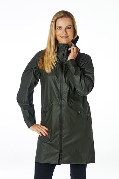 Windfield / Danwear Liesa Raincoat 14 Hunter green.