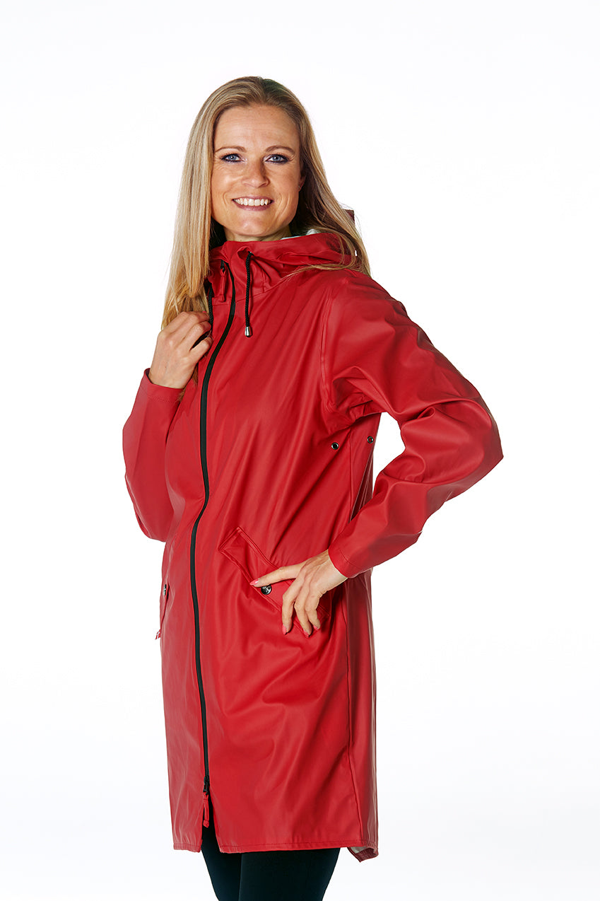 Windfield / Danwear Liesa Raincoat 16 Red.