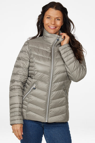 Windfield / Danwear Venessa Lette dunjakker 0202 Rock Ridge